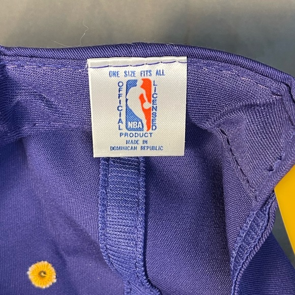 Vintage NWOT Logo Athletic 90's Los Angeles LA Lakers NBA Snapback Cap - Picture 7 of 7